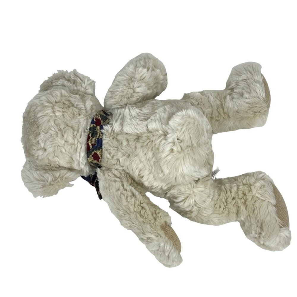 Bombay Company Russ Berrie Jackson 16" Cream Plush Bear - Picture 7 of 9